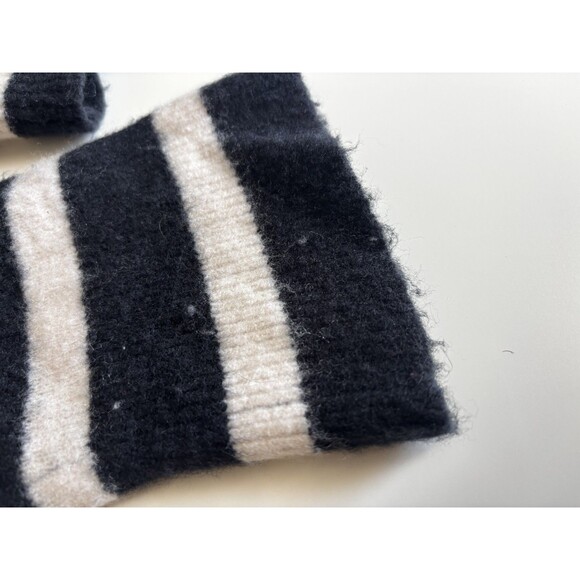 Abercrombie & Fitch Merino Wool Cropped Pullover Preppy Sweater Women's S, Navy - Picture 6 of 9